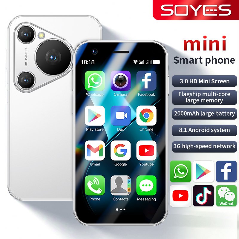 P70 Pro Max 3inch 1GB Ram 16GB ROM 3G Network pocket size small smartphone android 8.1